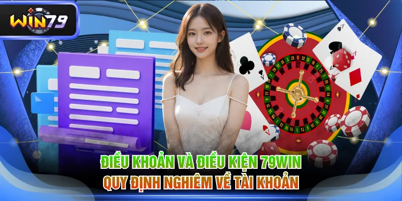 Điều khoản và điều kiện 79WIN quy định nghiêm về tài khoản