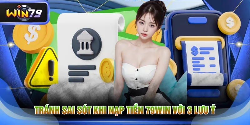 Tránh sai sót khi nạp tiền 79WIN với 3 lưu ý